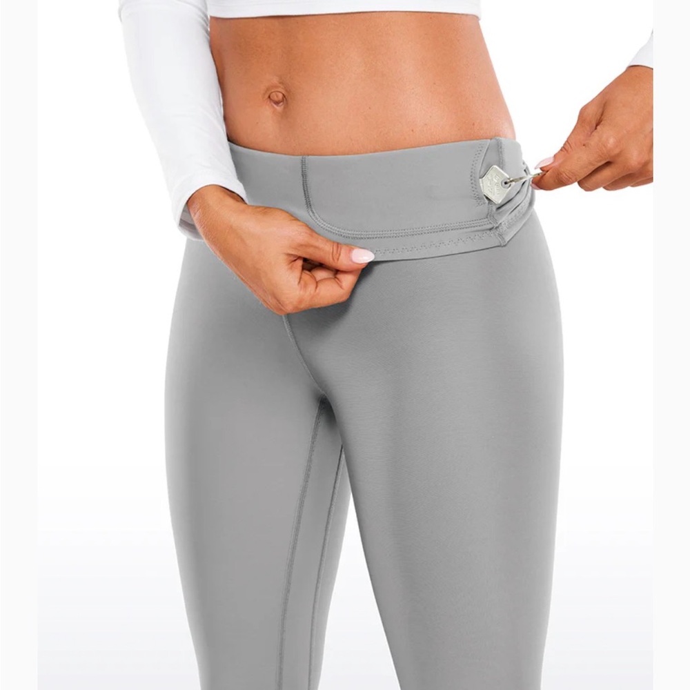 NWT- CRZ Yoga Gray Women's High-Waisted Leggings